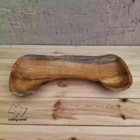 تصویر ظرف سرو چوبی کد d311 