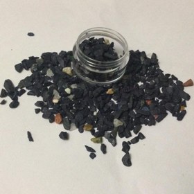 تصویر سنگ ریز تزیینی مشکی 