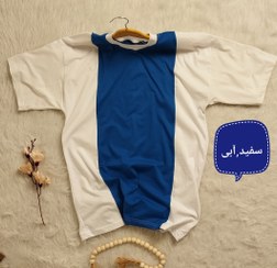 تصویر تیشرت رینگی مردانه قواره دار سایز ۲XL و ۳XL 