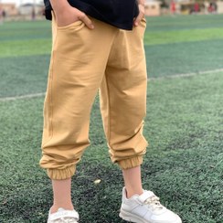 تصویر تک شلوار اسلش نخودی اسپرت | مینیمال | خوش ایست