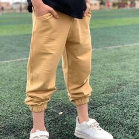 تصویر تک شلوار اسلش نخودی اسپرت | مینیمال | خوش ایست