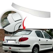 تصویر باله شیشه عقب 206sd - سفید 