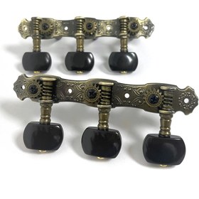 تصویر ماشین هد گیتار کلاسیک Alice AOS-022V3P Black Alice AOS-022V3P Black Guitar Tuning Pegs