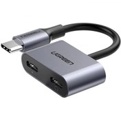 تصویر هاب دو پورت USB-C یوگرین CM232 