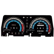 تصویر صفحه کیلومتر اسپرت پراید کاربراتور (دهه 80)طرح آبی 