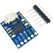 تصویر ماژول مبدل USB به سریال TTL با تراشه CP2102 با پورت micro-USB GY232 