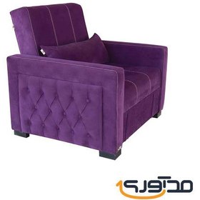 تصویر مبل تختخواب شو 1 نفره مدل شیوا Sofa bed for 1 person, Shiva model