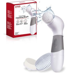 تصویر دستگاه فیس براش عمیق کیس kiss deep facial skin cleansing brush SKIN01