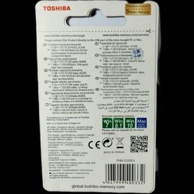 تصویر فلش مموری 32 گیگ TOSHIBA توشیبا USB2 مدل u364 تایوان اصل 