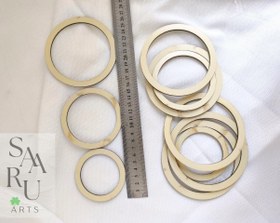 تصویر حلقه چوبی mdf 