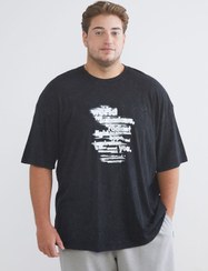 تصویر تی شرت سایز بزرگ مردانه ال سی وایکیکی lc-waikiki lc waikiki 