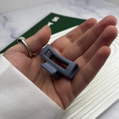 تصویر گیره مو کوچک مات کد 2030 - بادمجانی روشن 