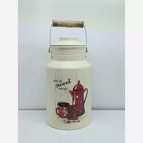 تصویر بانکه روغن یکتا هوم مدل A060 ظرفیت ۶ لیتر با دسته چوبی 