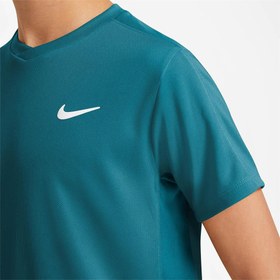 تصویر تی شرت تنیس بچگانه نایک NikeCourt Dri-FIT Victory- سبز 