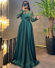 تصویر لباس مجلسی و شب ماکسی مدل شایلی Dress and long night