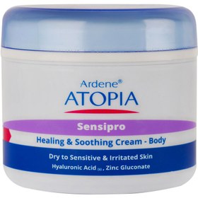 تصویر کرم بدن مرطوب کننده مدل Sensipro اتوپیا آردن Ardene Atopia Sensipro Body Healing And Soothing Cream For Sensitive And Irritated Skin 150ml