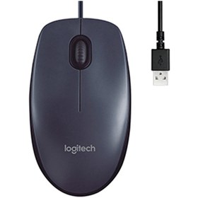 تصویر ماوس لاجیتک مدل B100 ا Logitech B100 Mouse Logitech B100 Mouse