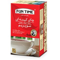 تصویر چای کیسه ای 25 عددی سوپریم فان تایم | FunTime Tea 