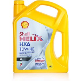 تصویر روغن موتور شل 10W-40 حجم 4 لیتر 