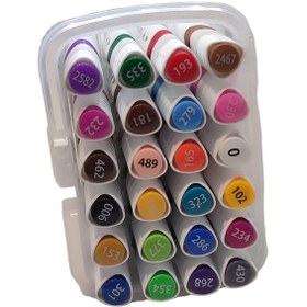 تصویر ماژیک رنگ آمیزی دوسر 24 رنگ 