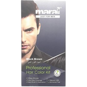 تصویر کیت رنگ مو مردانه مارال 100ml Maral Eyebrow Color 15ml