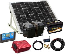 تصویر پکیج خورشیدی 1000 وات - سبز انرژی 1000W SOLAR KIT - Sabz Energy