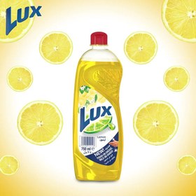 تصویر مایع ظرفشویی دستی لوکس با رایحه لیمو 750 میل Lux Dishwashing Liquid Lemon 