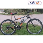 تصویر دوچرخه سایز 26 دنده ای کلاجدار طرح مریدا رنگ مشکی 
