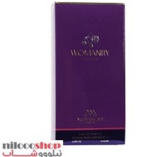 تصویر ادوپرفیوم زنانه مونارچی مدل Womanity 100 میلی‌لیتر عطر و ادکلن (UNISEX) 100 میلی لیتر