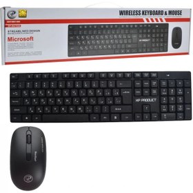 تصویر موس و کیبورد بی سیم XP مدل XP_W4700K – آزادی حرکت با کیفیت بالا KEYBOARD & MOUSE Microsoft XP-W4700k