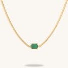 تصویر گردنبند جواهر باگت زمرد 