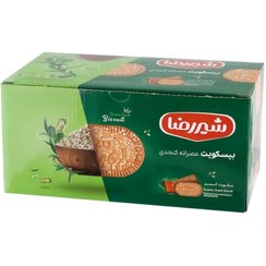 تصویر بیسکویت عصرانه کنجدی شیررضا 1100 گرمی Evening Biscuits Sesame Shirreza 1100 grams