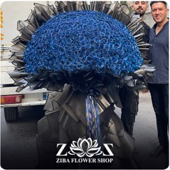 تصویر دسته گل نیلین 