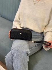 تصویر کیف دستی زنانه جادار - طرح برگ 