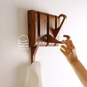 تصویر رخت آویز دیواری ۱۰ شاخه 