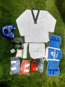 تصویر پکیج کامل لوازم تکواندو کار ایرانی - پکیج کامل بدون لباس 