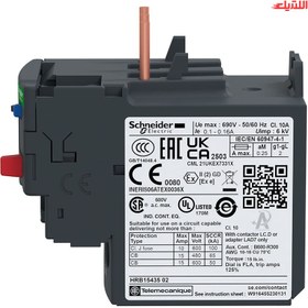 تصویر بی متال 7 الی 10 آمپر اشنایدر سری LRD14 schneider ELECTRIC