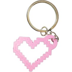 تصویر جا کلیدی طرح سوریکاوا Tsurikawa قلب پیکسلی 