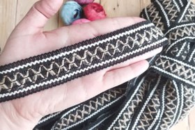 تصویر نوار کنفی حاشیه مشکی 