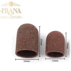 تصویر سر سوهان سمباده ای کاغذی پدیکور بسته تکی / 