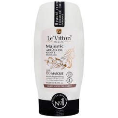 تصویر ماسک مو لویتون BB حجم ۴۷۰ میل حاوی آرگان مناسب موهای آسیب دیده 