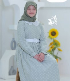 تصویر پیراهن شکوفه - کرم / 2 