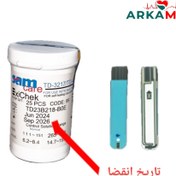 تصویر نوار تست قند خون اکسی چک (Exichek) بسته 25 عددی exichek 25 tests blood sugar test strip