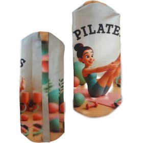 تصویر کاور مت یوگا طرح دار 