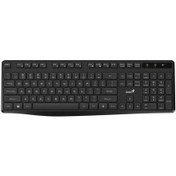 تصویر کیبورد بی‌سیم جنیوس مدل KB-7200 Genius KB-7200 Wireless Slim Keyboard