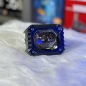 تصویر لنز تکی دو رنگ مخصوص ماشین و موتور زرد و یخی Car and motorcycle lens