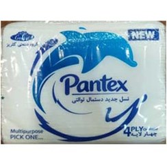تصویر دستمال توالتی 4لایه پنتکس گلریز 