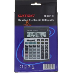 تصویر ماشین حساب کاتیگا مدل CD-2837-12 ا Catiga CD-2837 Calculator Catiga CD-2837 Calculator