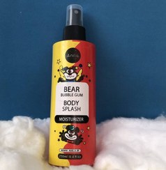 تصویر بادی اسپلش خوردنی آنیلا حجم 250 میلی لیتر آدامس خرسی 