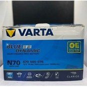 تصویر باتری باطری Efb 12V70 اورجینال Varta 